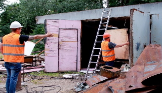 Демонтаж гаражей в Инте, цена от 1735 руб. – услуги под ключ от 2Землекопа-Инт